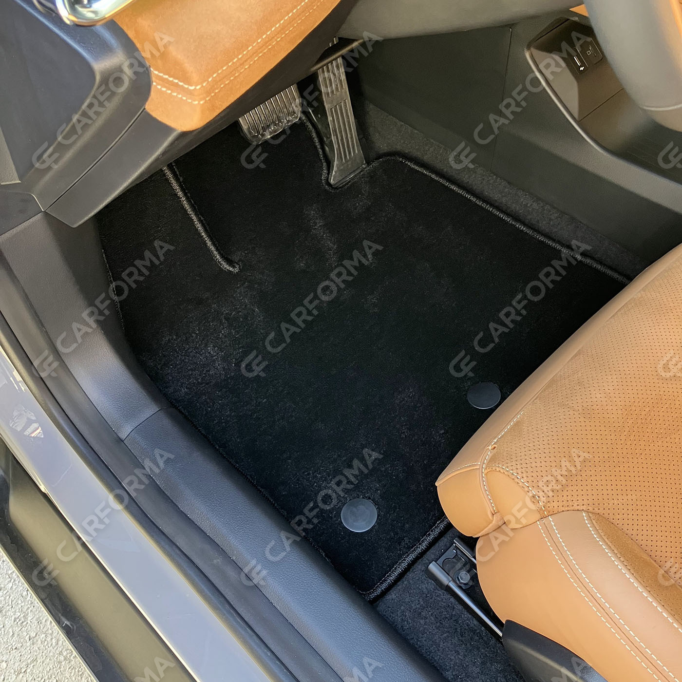 Ворсовые коврики на Mazda EZ-6 2024&nbsp;-&nbsp;2026 в Курске