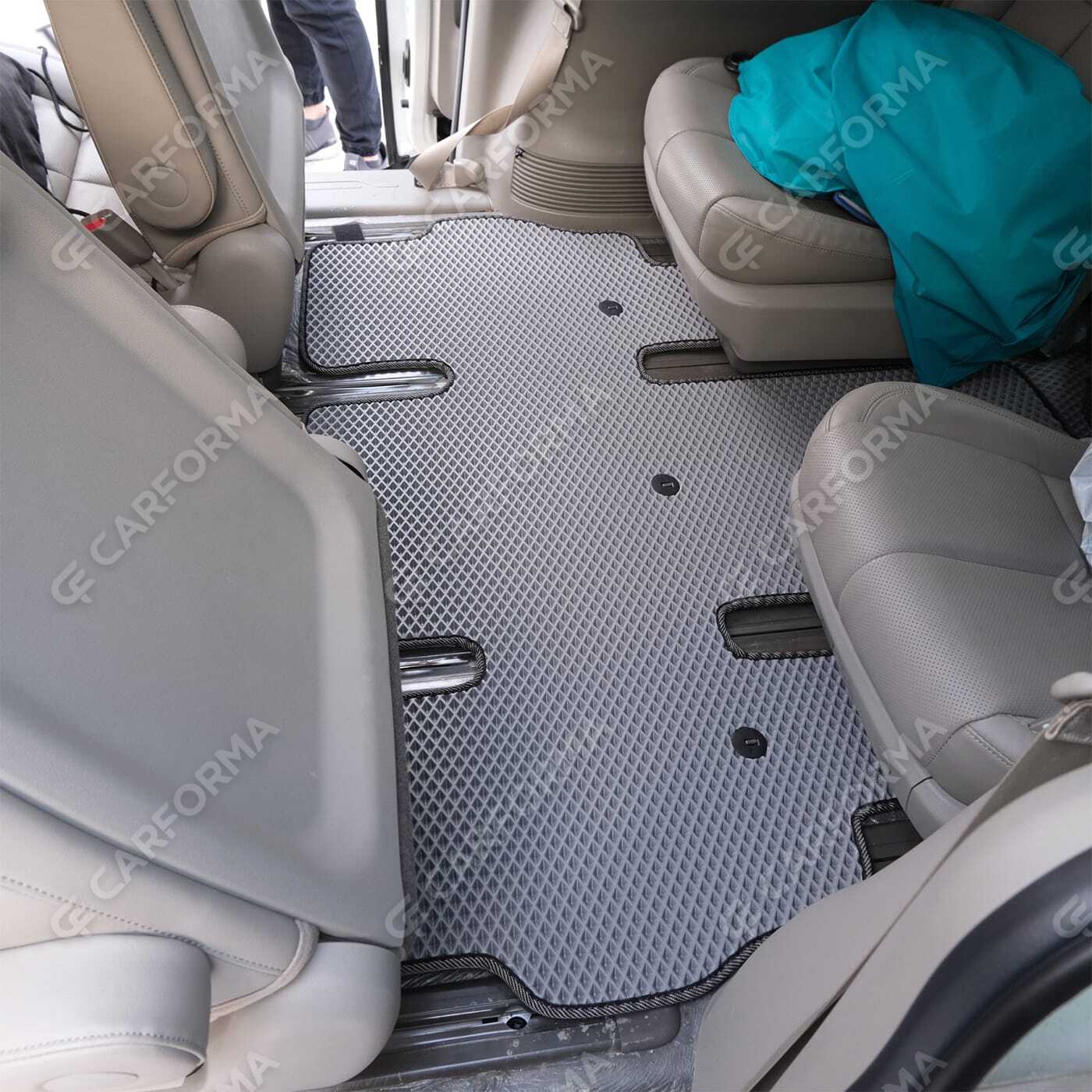 Ворсовые коврики на KIA Carnival III 9 мест и 11 мест 2014&nbsp;-&nbsp;2021 в Курске