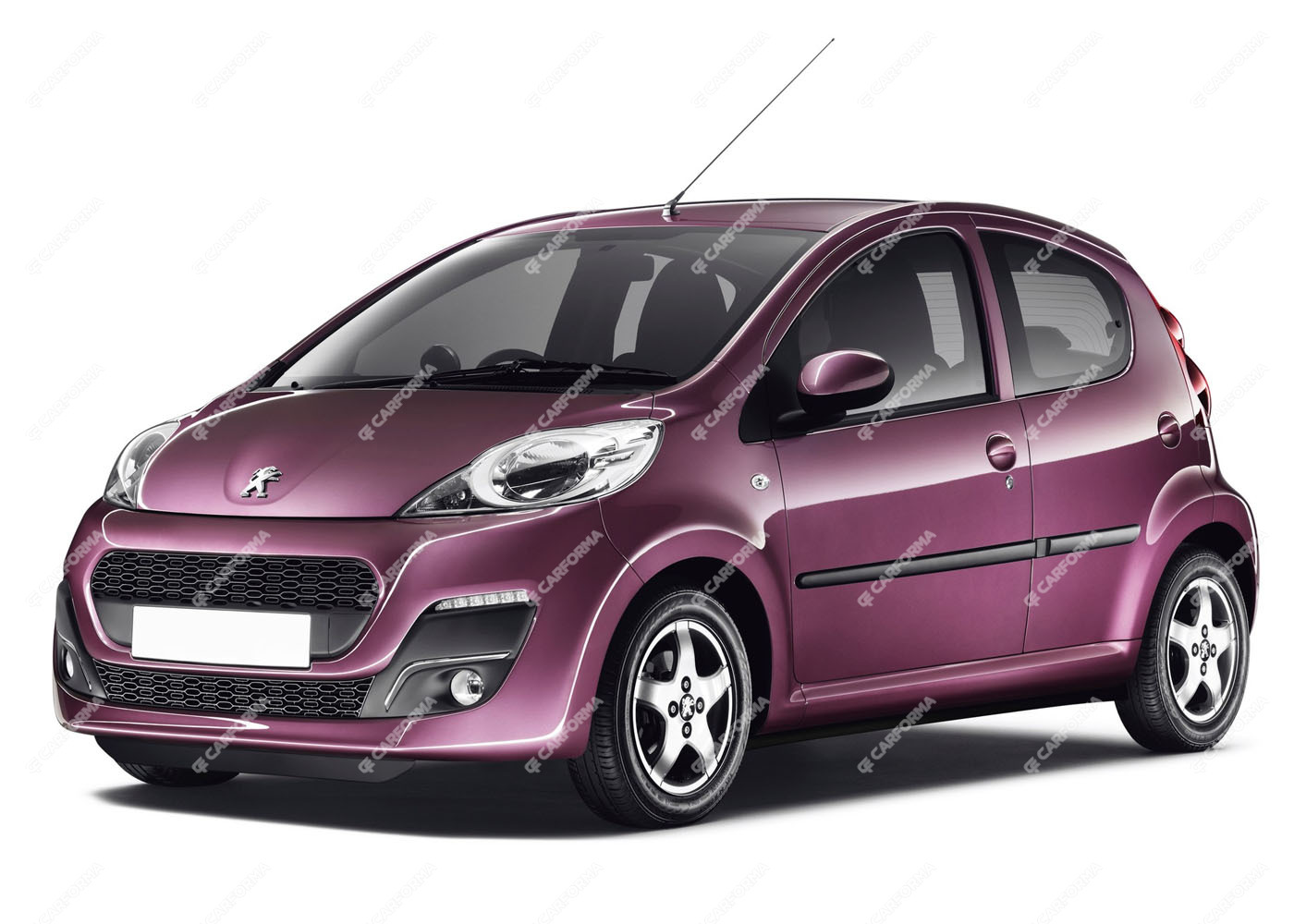 Ворсовые коврики на Peugeot 107 2005 - 2015