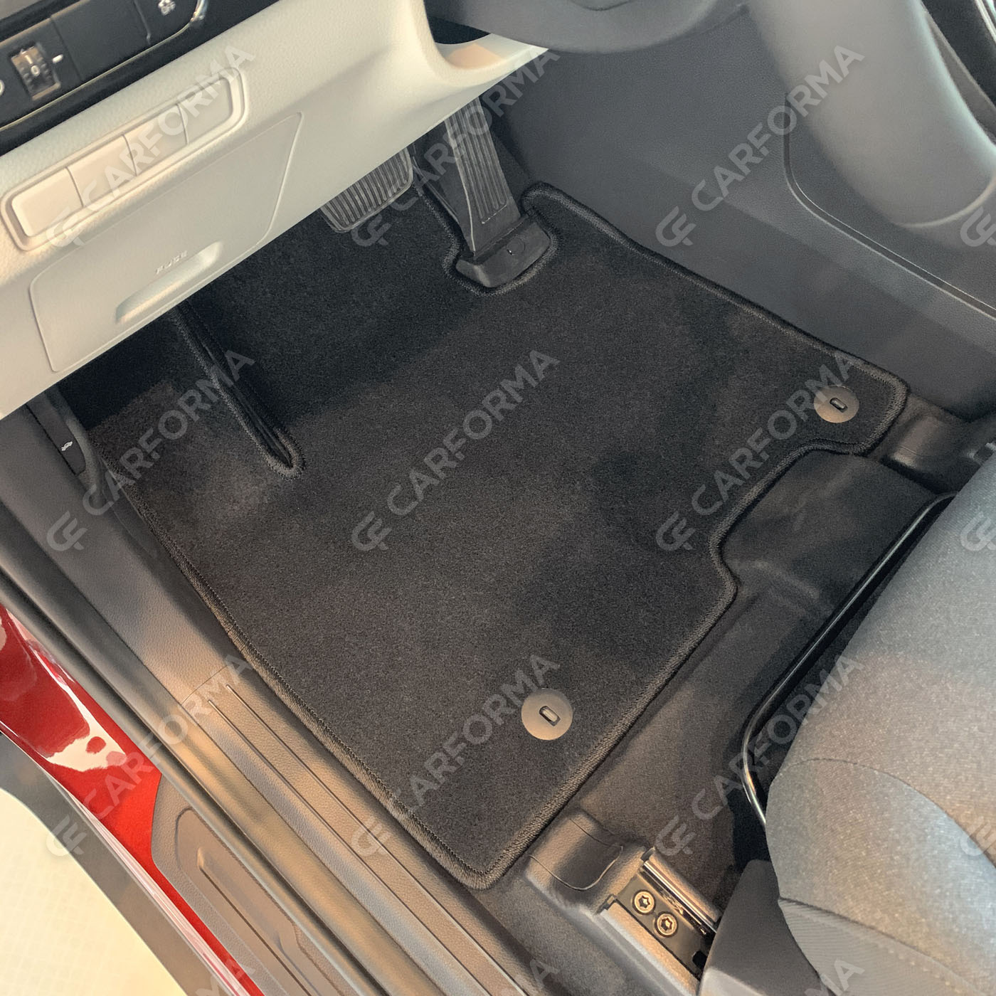 Ворсовые коврики на KIA Carnival IV 7 мест без оттоманок 2020&nbsp;-&nbsp;2026 в Курске