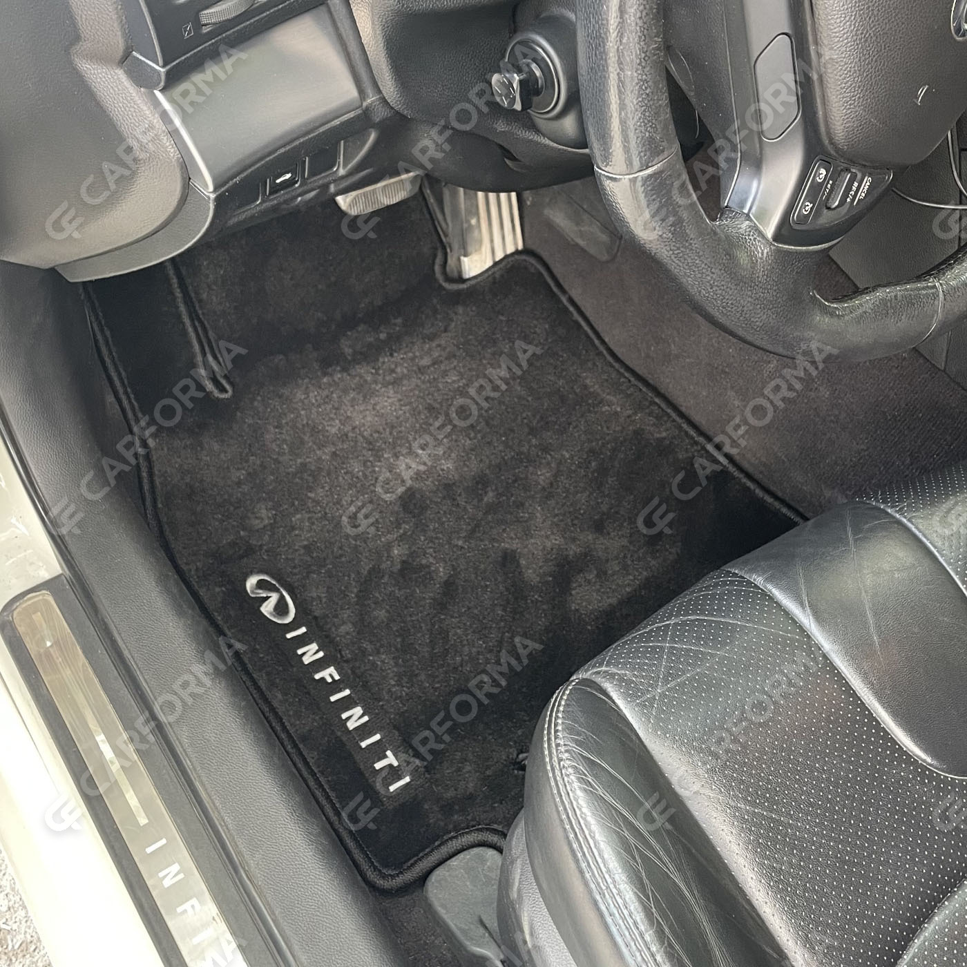 Ворсовые коврики на Infiniti G IV Седан 2006&nbsp;-&nbsp;2014 в Курске