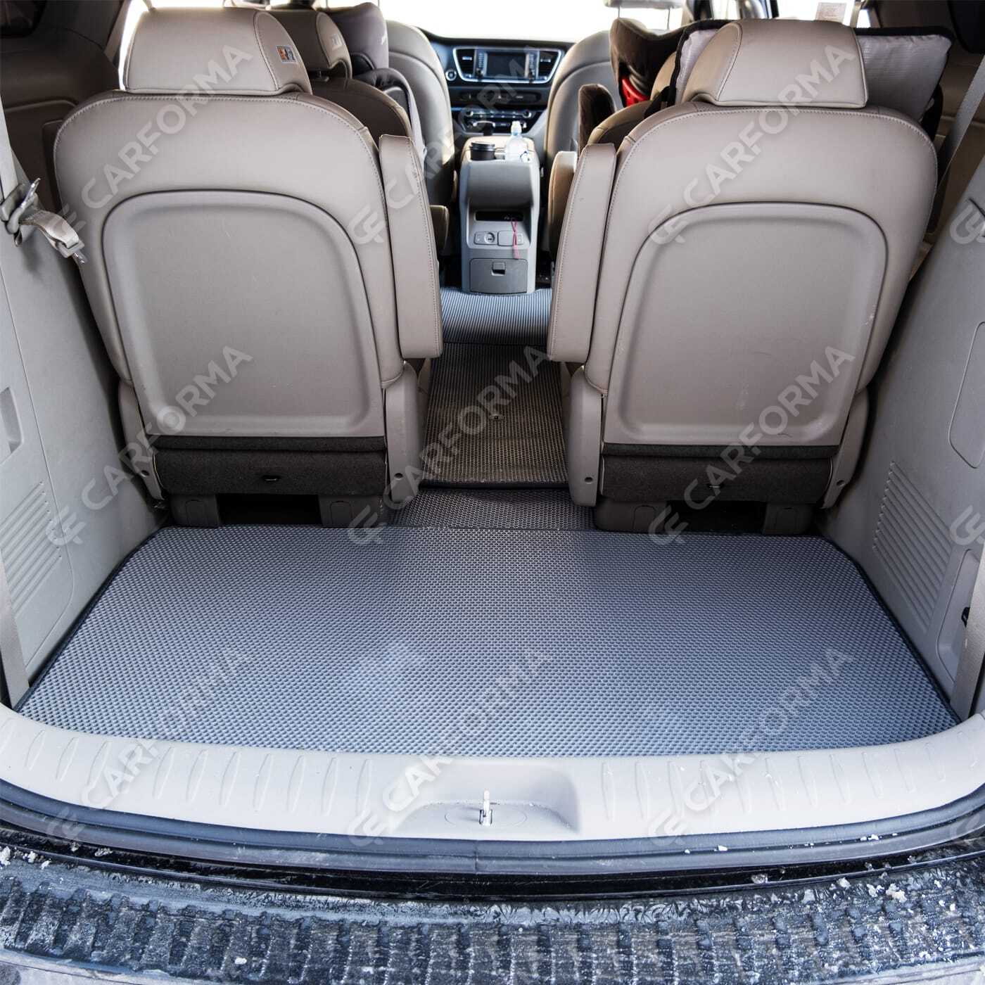 Ворсовые коврики на KIA Carnival III 9 мест и 11 мест 2014&nbsp;-&nbsp;2021 в Курске