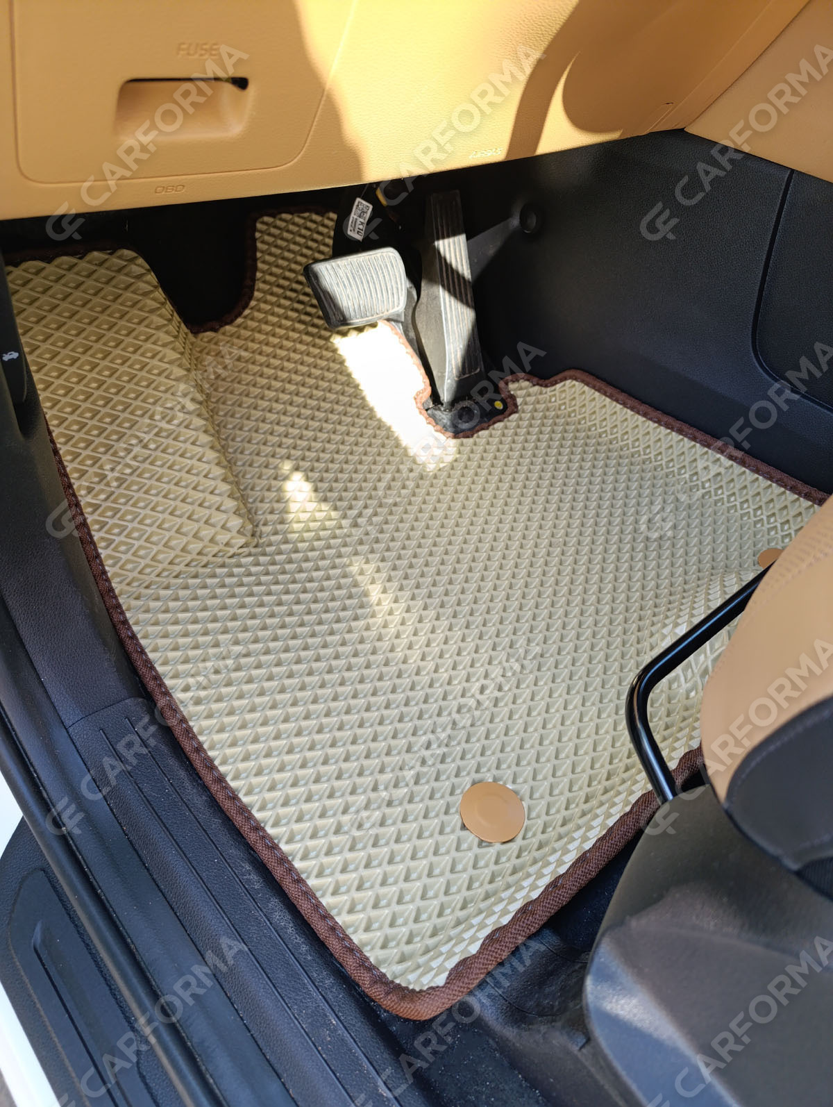 Ворсовые коврики на KIA Carnival IV 7 мест без оттоманок 2020&nbsp;-&nbsp;2026 в Курске