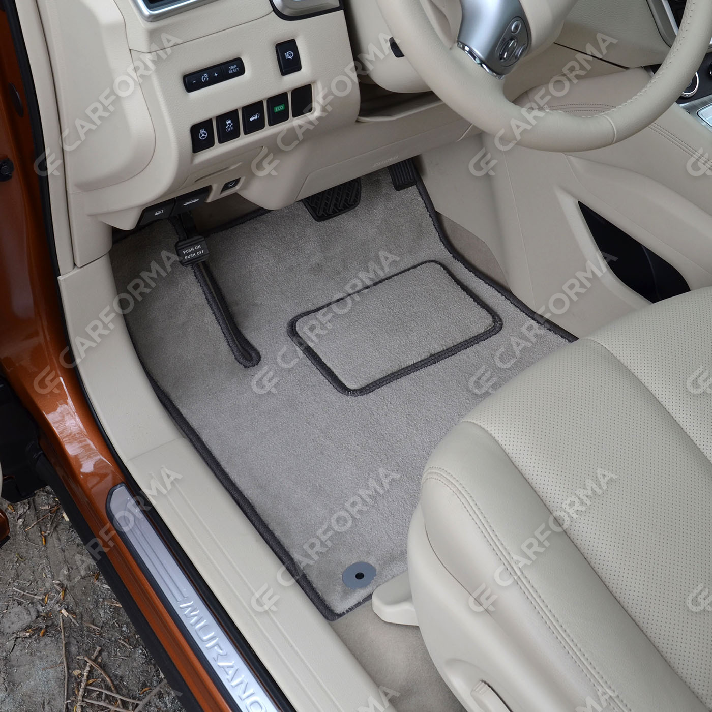 Ворсовые коврики на Nissan Murano (Z52) 2014&nbsp;-&nbsp;2022 в Курске