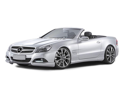 Ворсовые коврики на Mercedes SL (R230) 2001 - 2011 в Курске