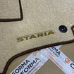 Ворсовые коврики на Hyundai Staria 2021 - 2025 в Курске