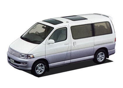 Ворсовые коврики на Toyota Hiace Regius (xH10) 1997 - 2002 в Курске