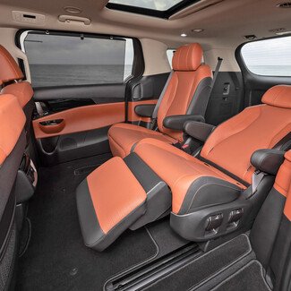 EVA коврики на KIA Carnival IV 7 мест с оттоманками 2020 - 2025 в Курске