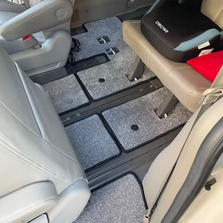 Ворсовые коврики на KIA Carnival III 7 мест 2014&nbsp;-&nbsp;2021 в Курске