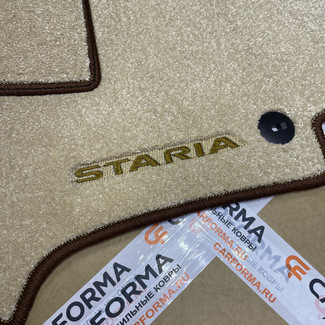Коврики на Hyundai Staria 9 мест 2021 - 2025 в Курске