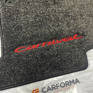 Ворсовые коврики на KIA Carnival III 7 мест 2014&nbsp;-&nbsp;2021 в Курске