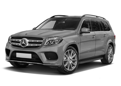 Ворсовые коврики на Mercedes GLS (X166) 2015 - 2019 в Курске