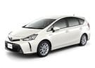 Ворсовые коврики на Toyota Prius Alpha 2011 - 2021 в Курске