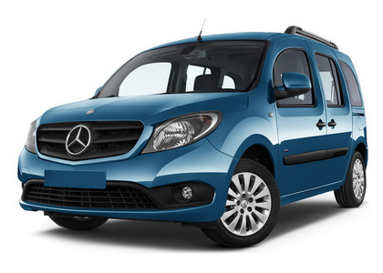 Ворсовые коврики на Mercedes Citan (W415) 2012 - 2020 в Курске